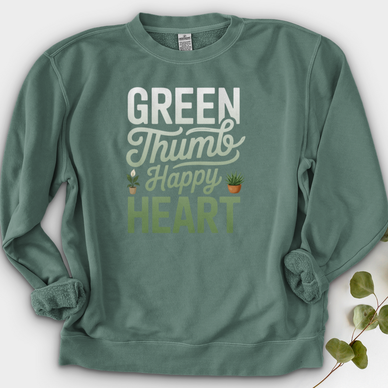 Green Thumb, Happy Heart Crewneck