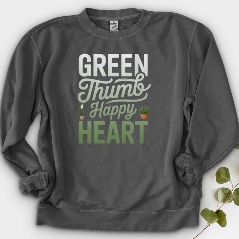 Green Thumb, Happy Heart Crewneck