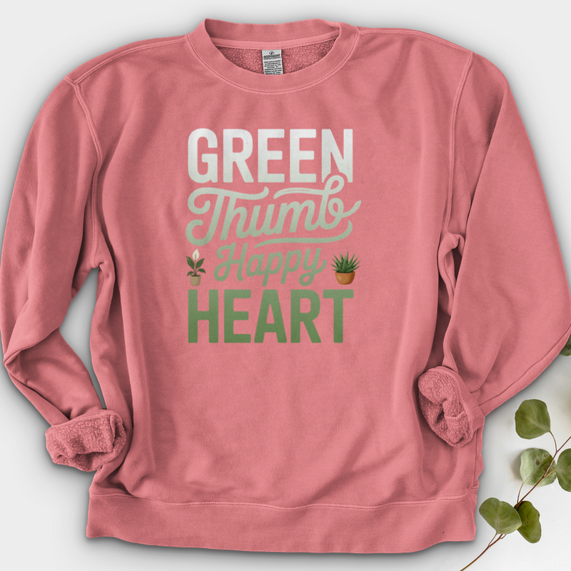 Green Thumb, Happy Heart Crewneck