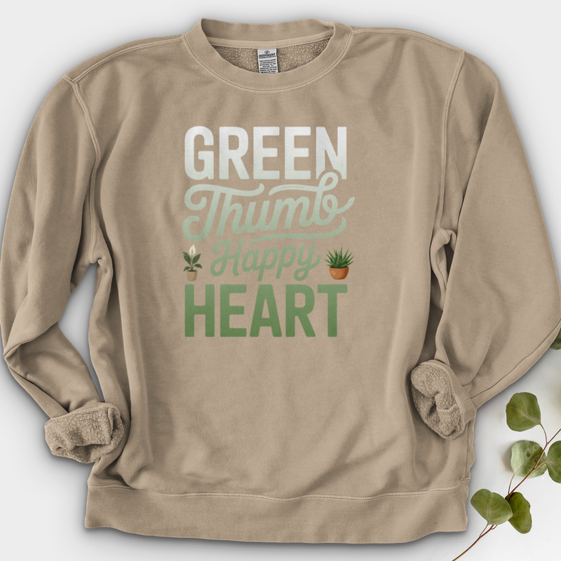 Green Thumb, Happy Heart Crewneck