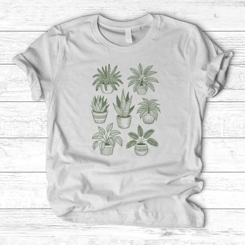 Hand Drawn Botanical Plant T-Shirt
