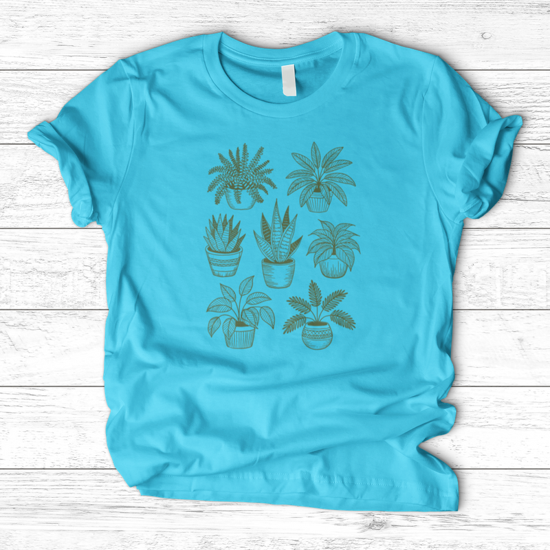 Hand Drawn Botanical Plant T-Shirt