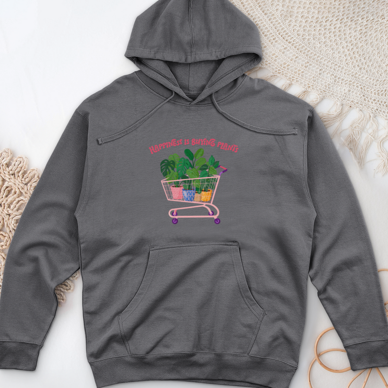Happiness is Buying Midweight Hooded Sweatshirt