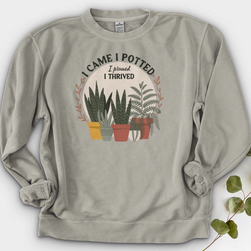 I Came I Potted Crewneck