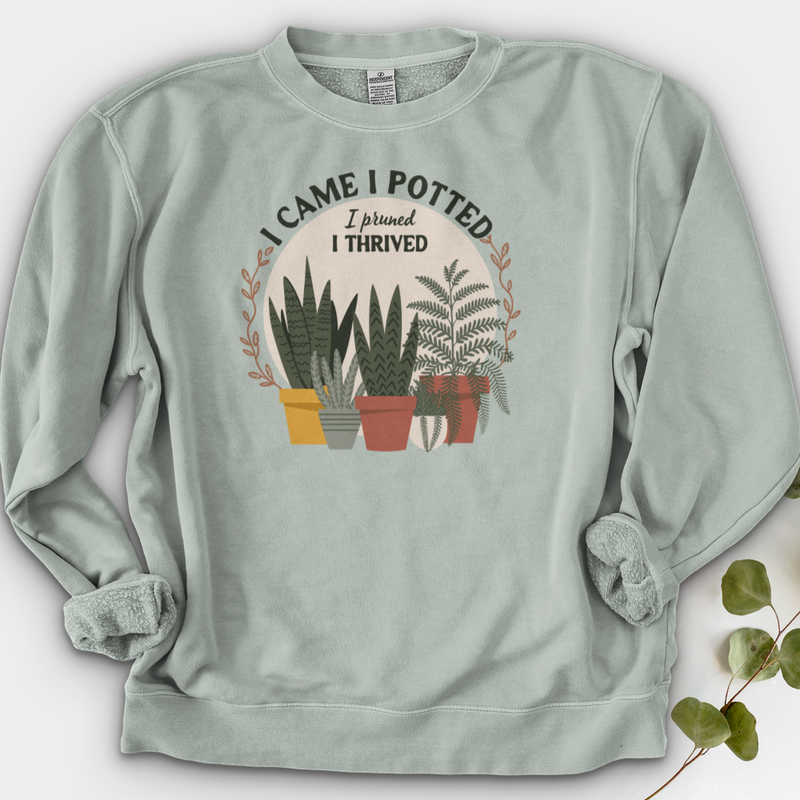 I Came I Potted Crewneck