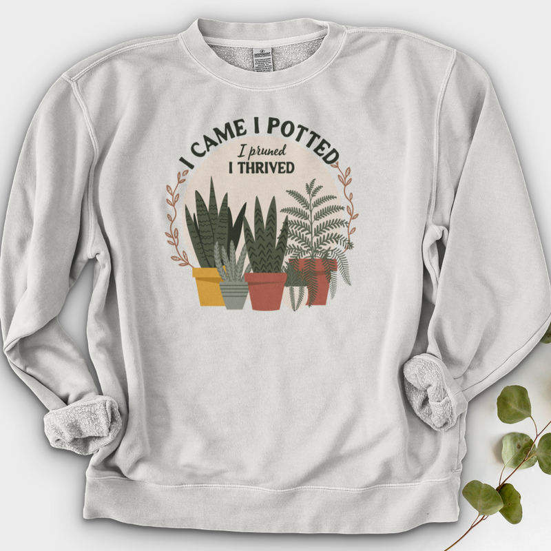 I Came I Potted Crewneck