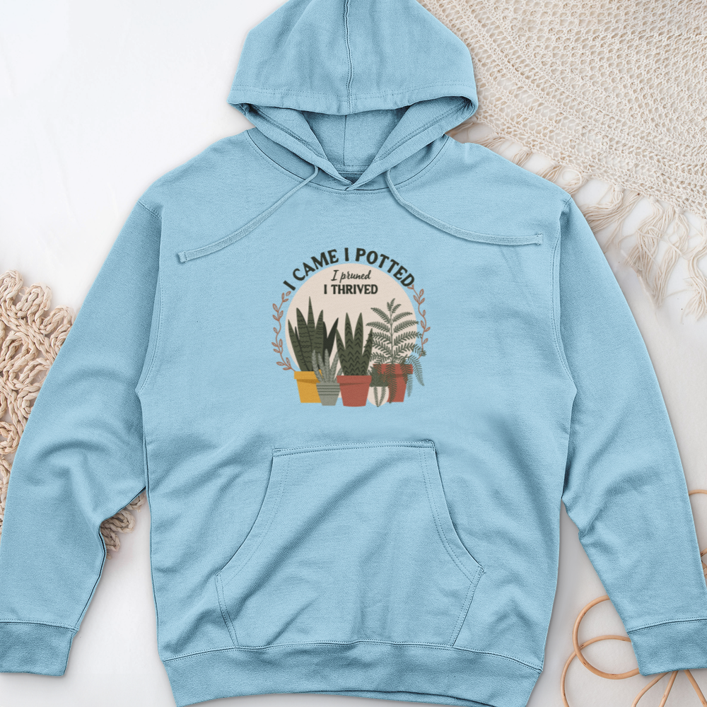 I Came I Potted Midweight Hooded Sweatshirt