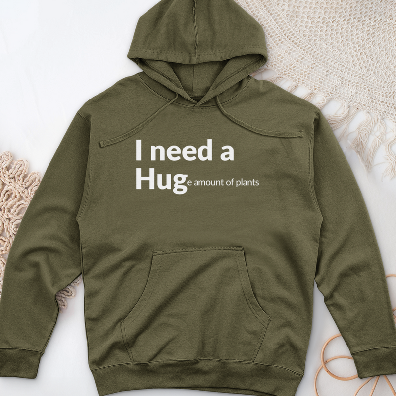 I Need A Hug Midweight Hooded Sweatshirt