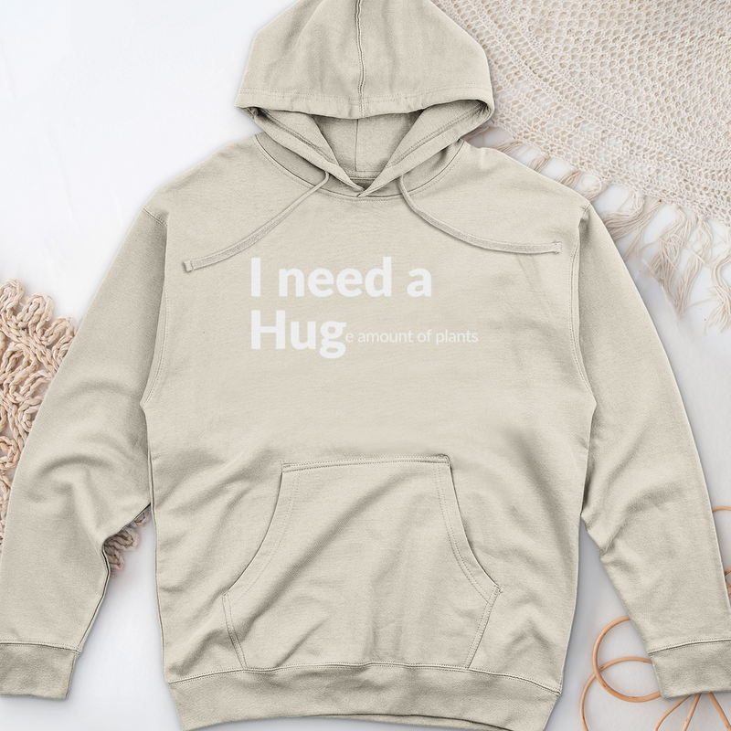 I Need A Hug Midweight Hooded Sweatshirt