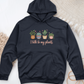 I Talk to My Plants Midweight Hooded Sweatshirt