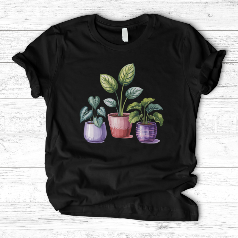 Indoor Houseplants In Decorative Pots T-Shirt