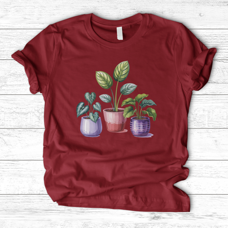 Indoor Houseplants In Decorative Pots T-Shirt