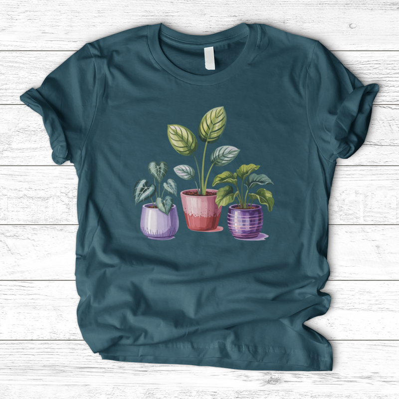 Indoor Houseplants In Decorative Pots T-Shirt