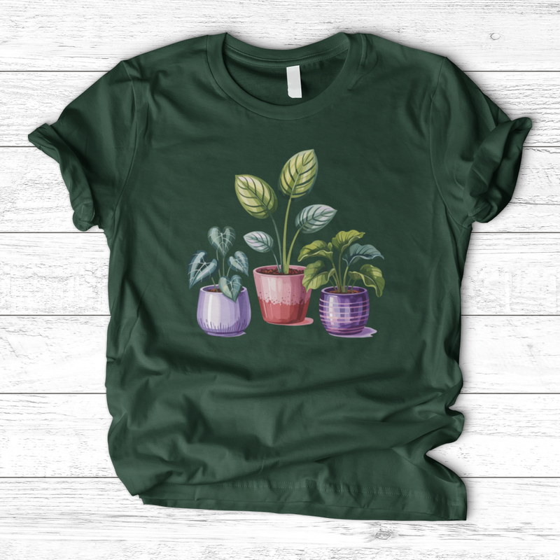 Indoor Houseplants In Decorative Pots T-Shirt