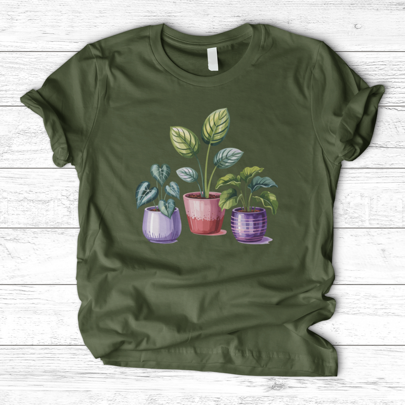 Indoor Houseplants In Decorative Pots T-Shirt