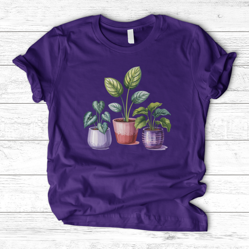 Indoor Houseplants In Decorative Pots T-Shirt