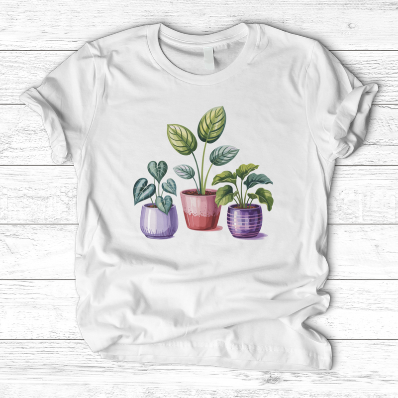 Indoor Houseplants In Decorative Pots T-Shirt