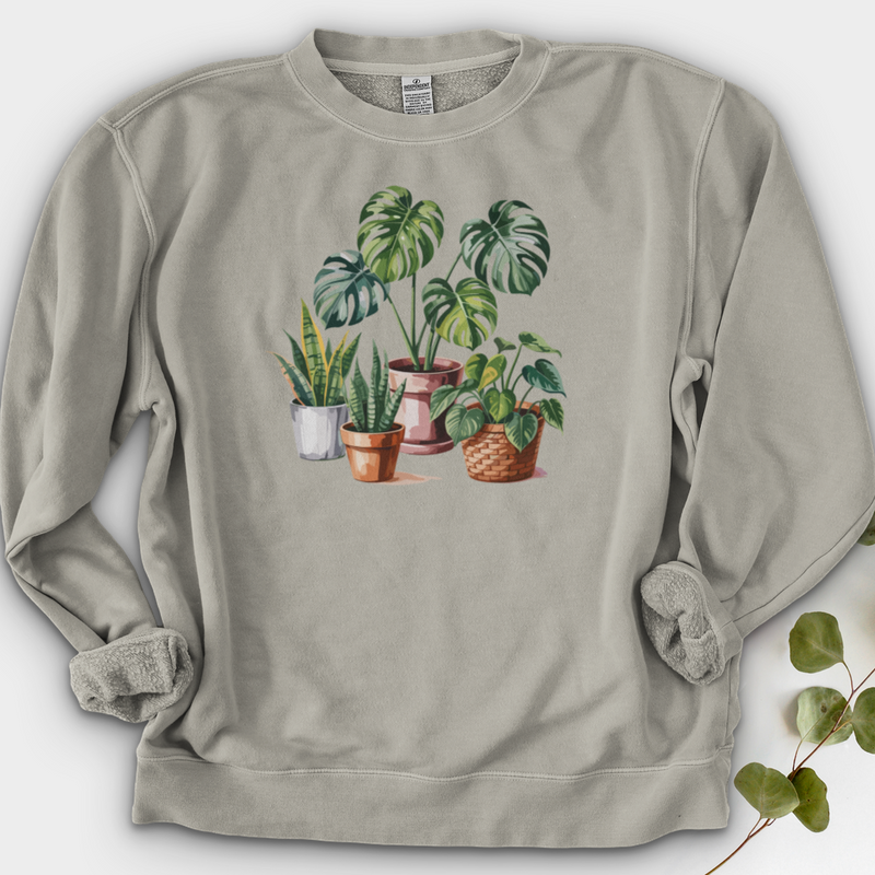 Indoor Potted Houseplants Crewneck