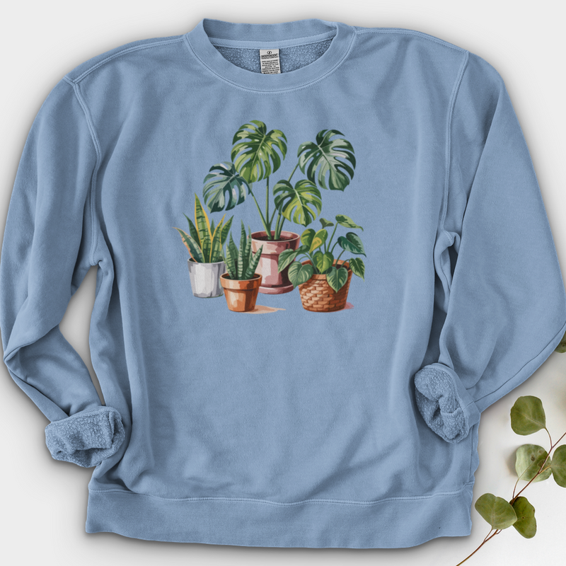 Indoor Potted Houseplants Crewneck