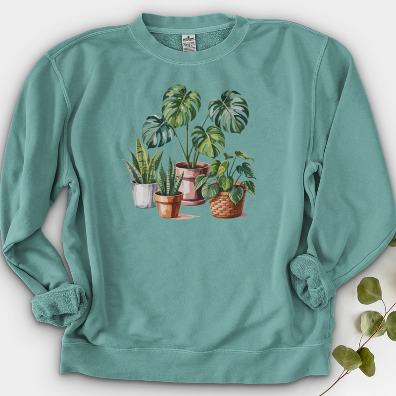 Indoor Potted Houseplants Crewneck