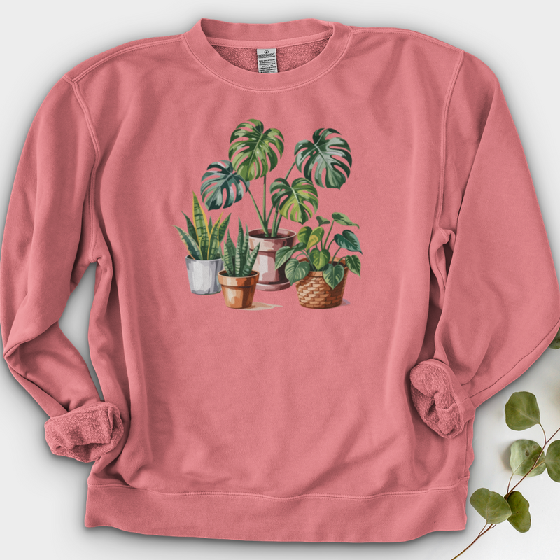 Indoor Potted Houseplants Crewneck
