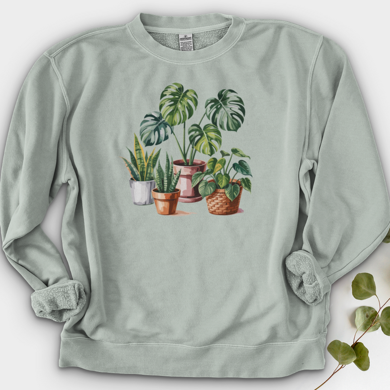 Indoor Potted Houseplants Crewneck