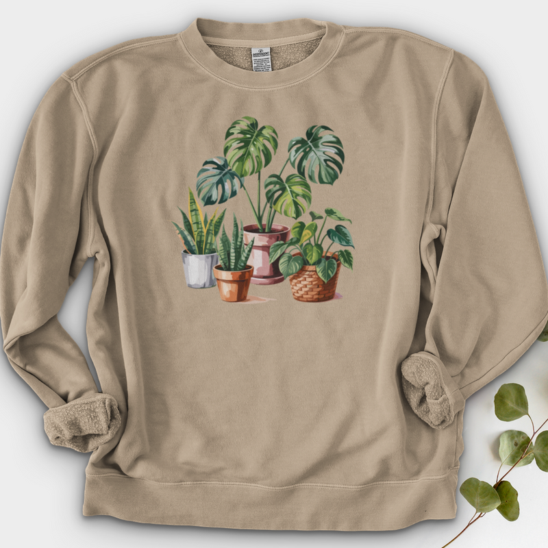 Indoor Potted Houseplants Crewneck