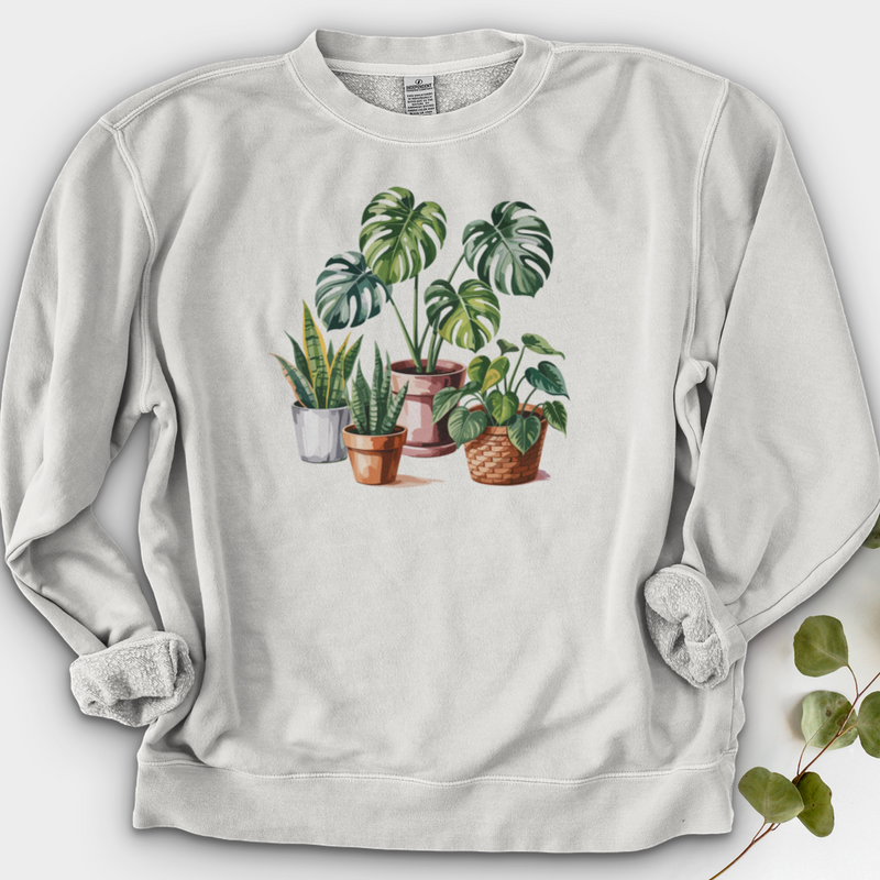 Indoor Potted Houseplants Crewneck