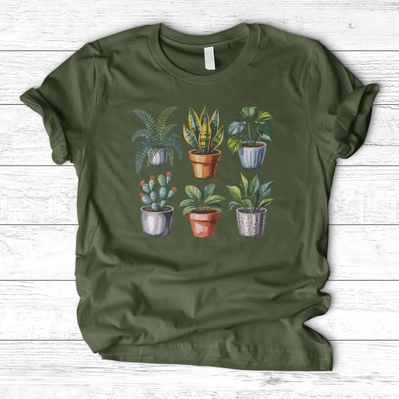 Houseplants In Pot T-Shirt