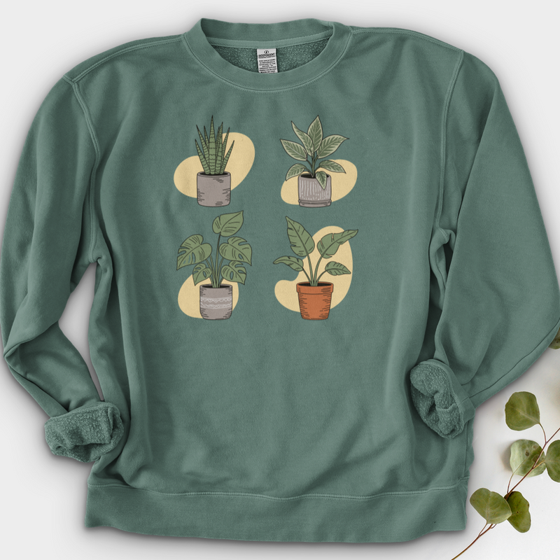 Indoor Potted Plants Crewneck