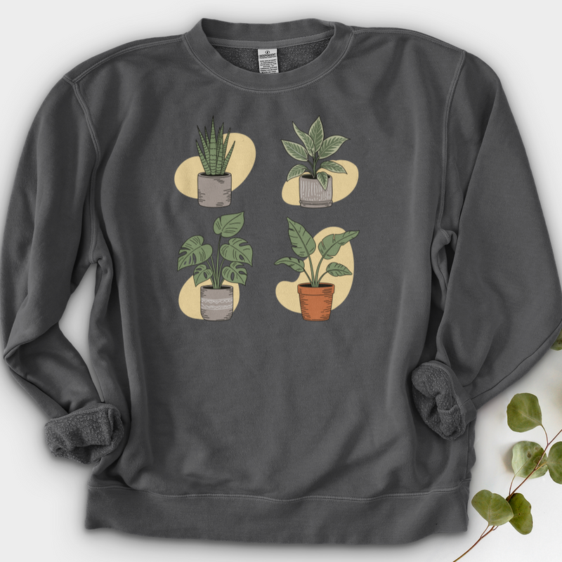 Indoor Potted Plants Crewneck