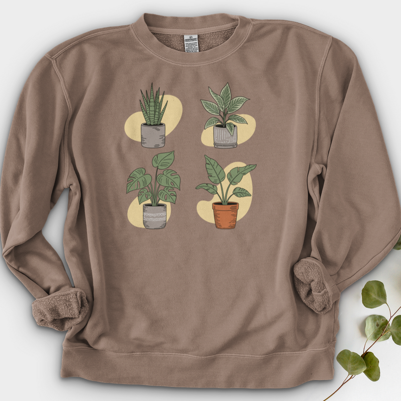 Indoor Potted Plants Crewneck