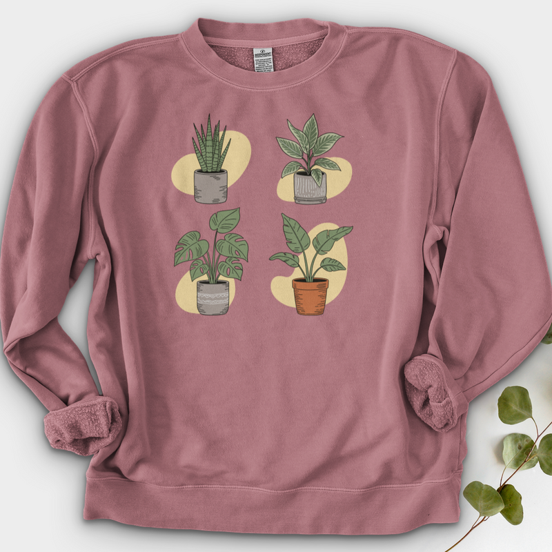 Indoor Potted Plants Crewneck