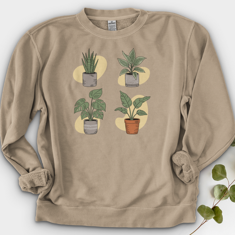 Indoor Potted Plants Crewneck