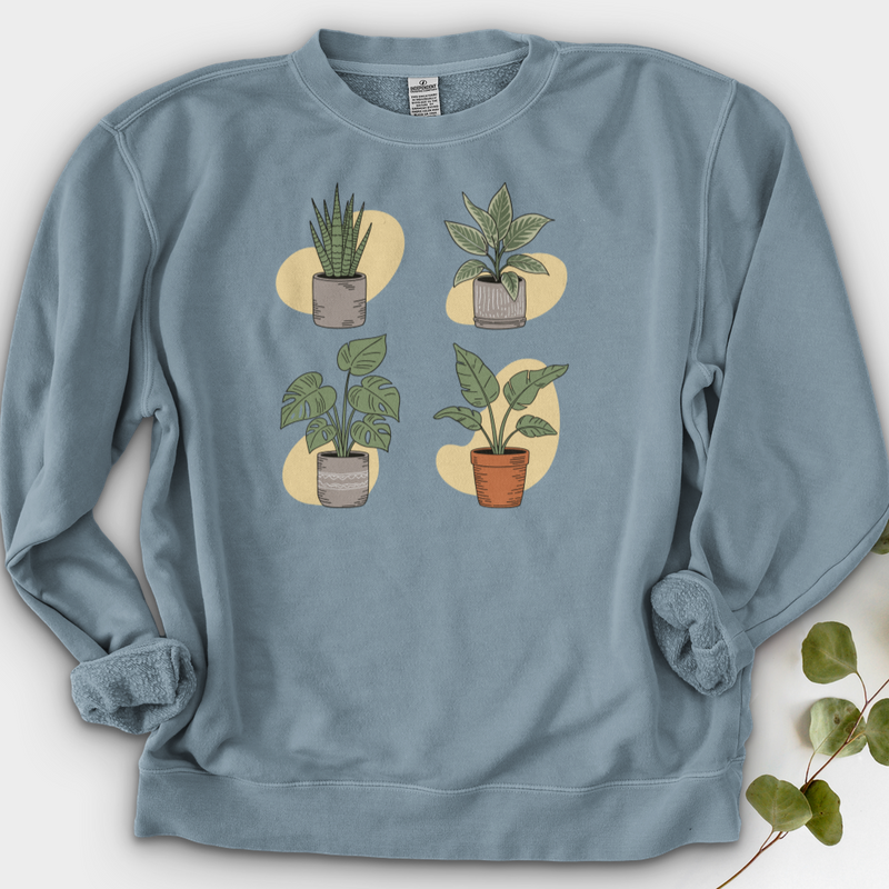 Indoor Potted Plants Crewneck