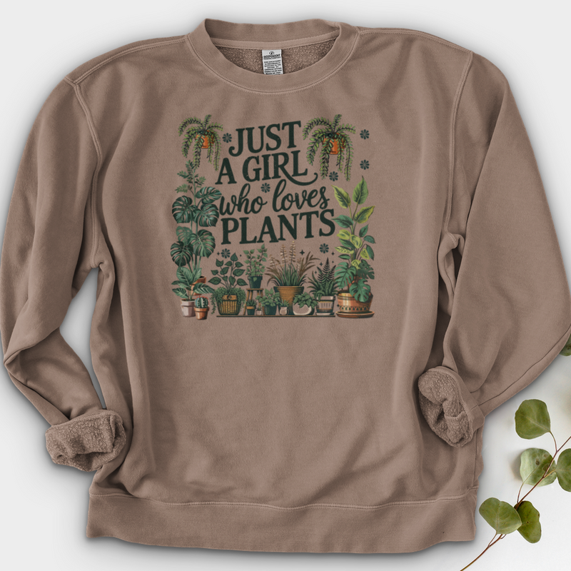 Just A Girl Who Loves Plants Crewneck