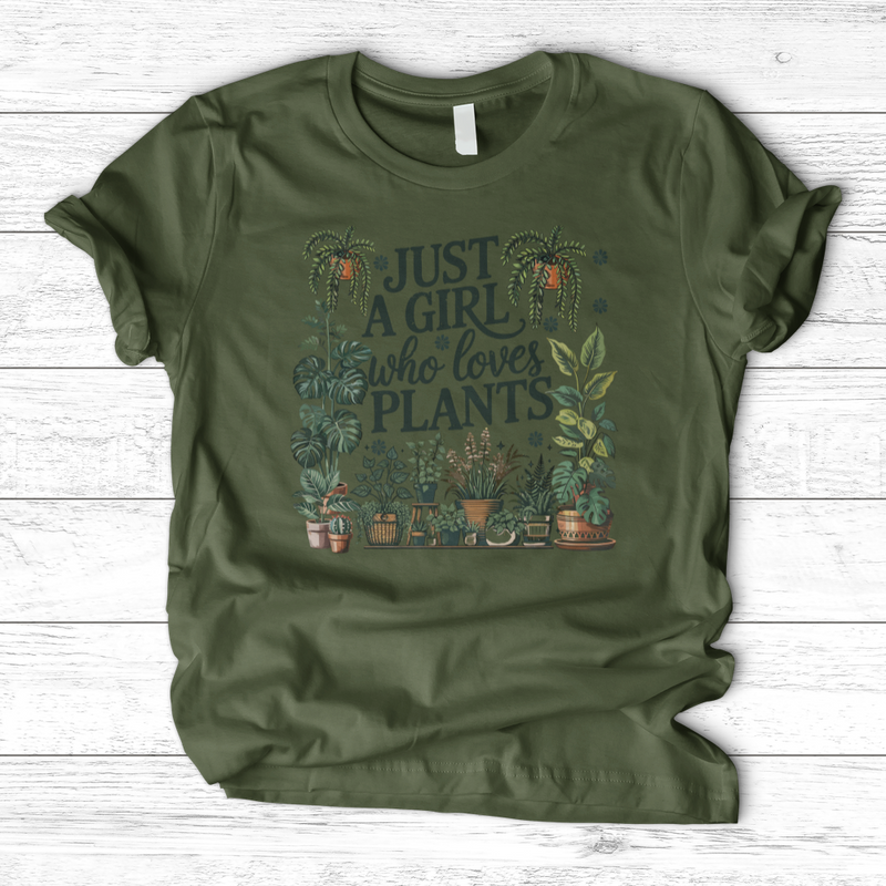 Just A Girl Who Loves Plants T-Shirt