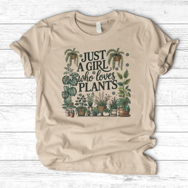 Just A Girl Who Loves Plants T-Shirt