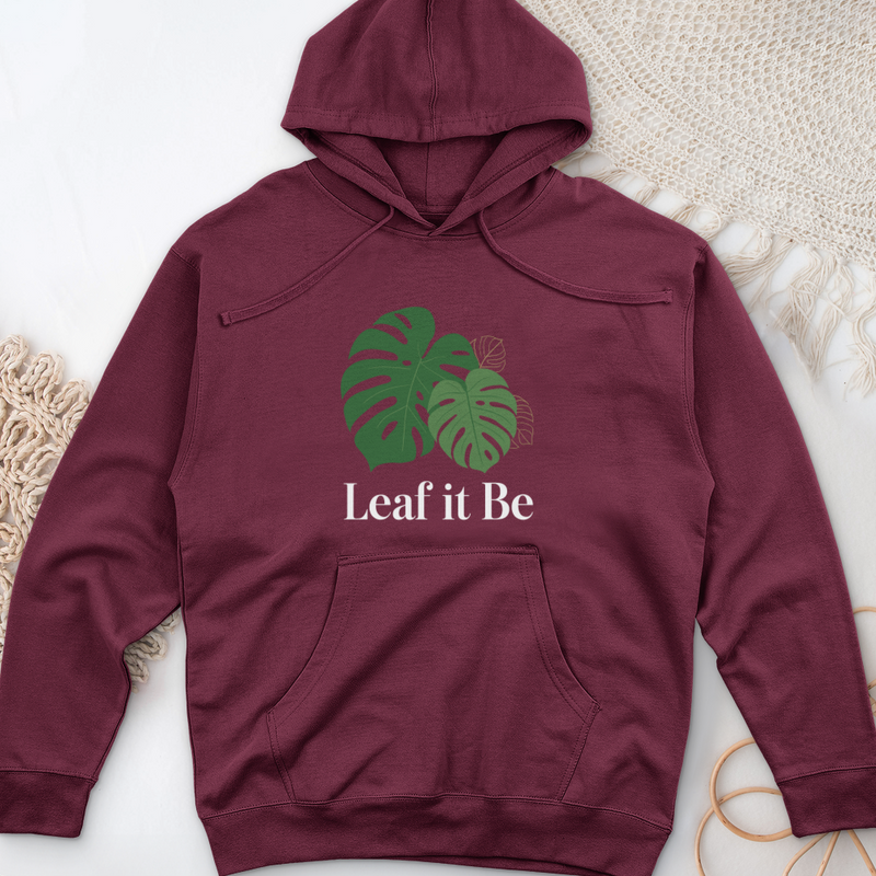 Leaf it Be Midweight Hooded Sweatshirt