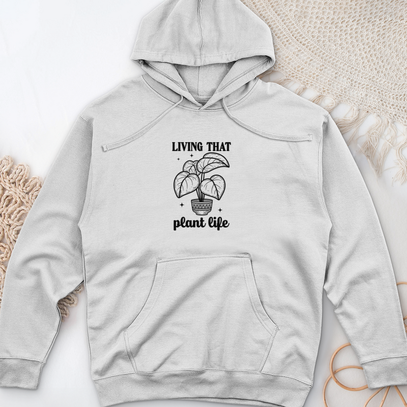 Living That Plant Life Midweight Hooded Sweatshirt