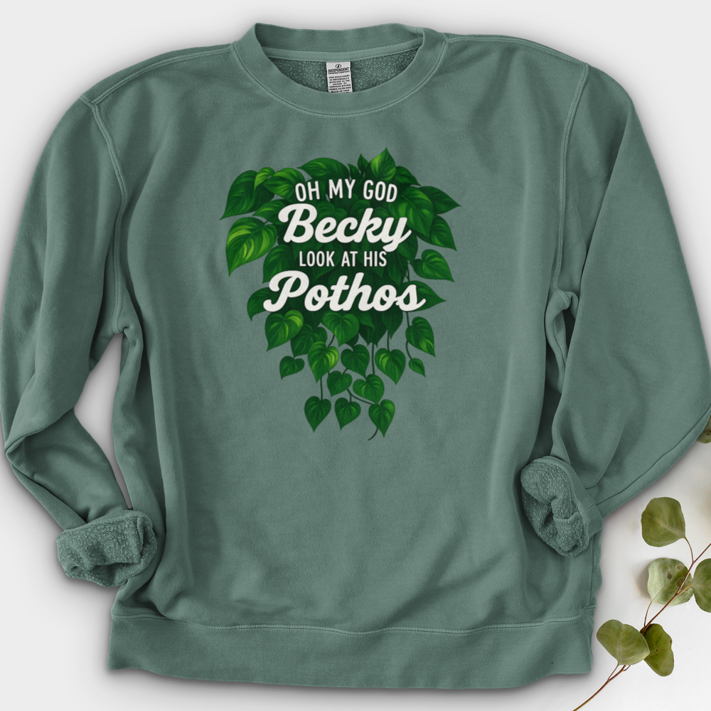 Look at His Pothos Crewneck