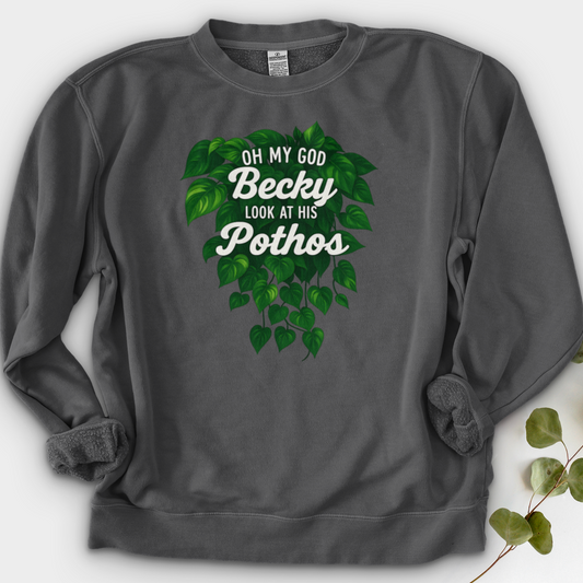 Look at His Pothos Crewneck