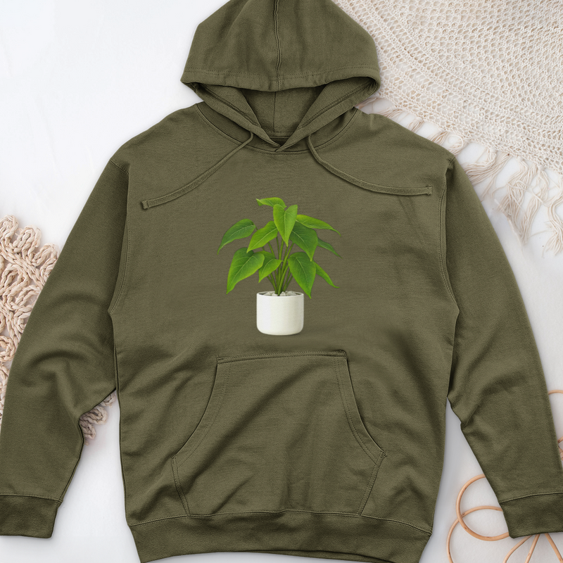 Mkono House Plants Midweight Hooded Sweatshirt