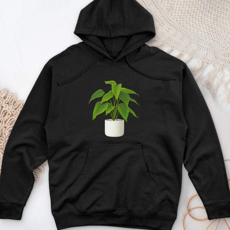 Mkono House Plants Midweight Hooded Sweatshirt