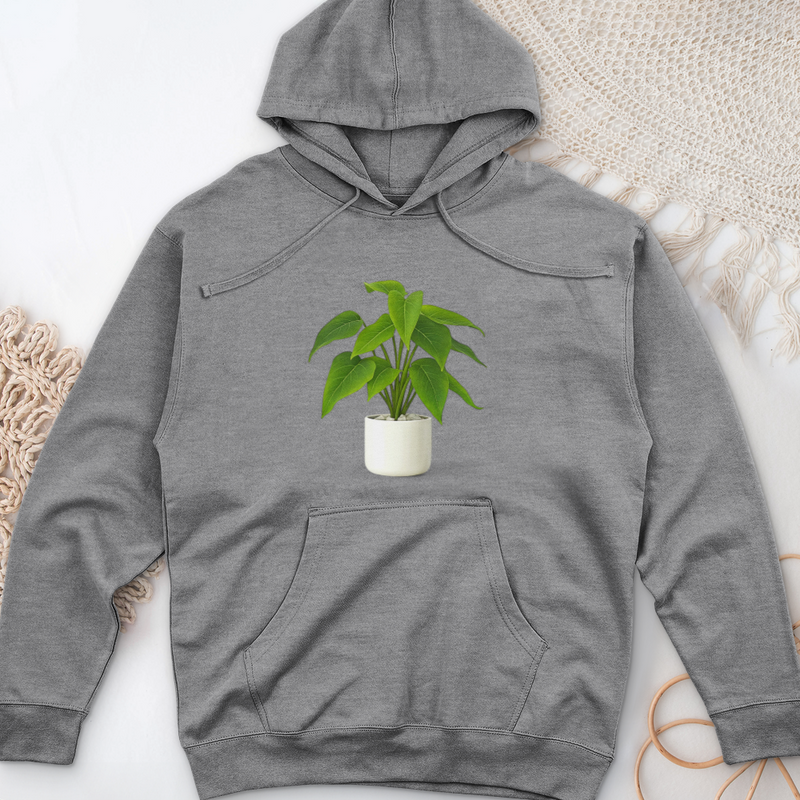 Mkono House Plants Midweight Hooded Sweatshirt
