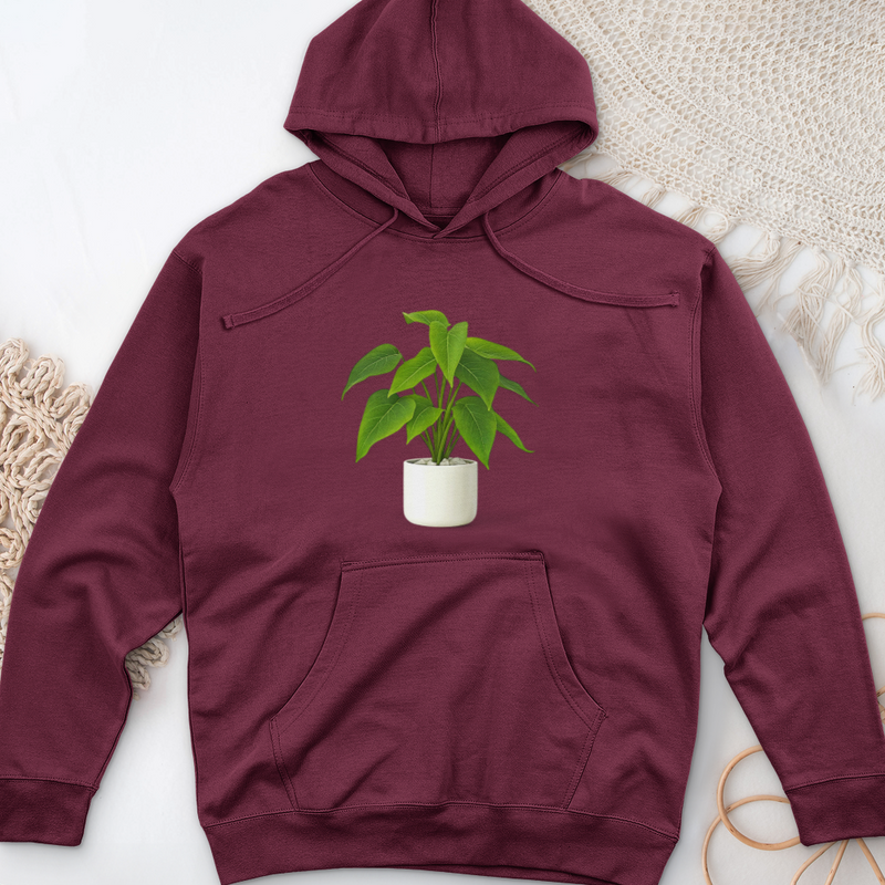 Mkono House Plants Midweight Hooded Sweatshirt