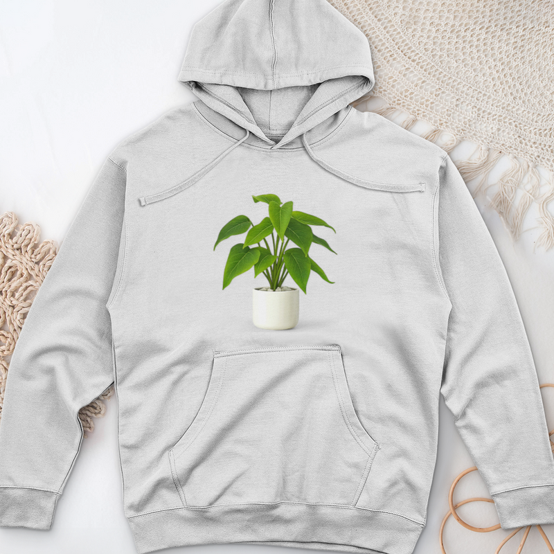Mkono House Plants Midweight Hooded Sweatshirt