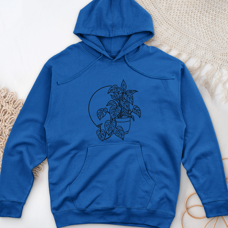 Monstera Adansonii Midweight Hooded Sweatshirt
