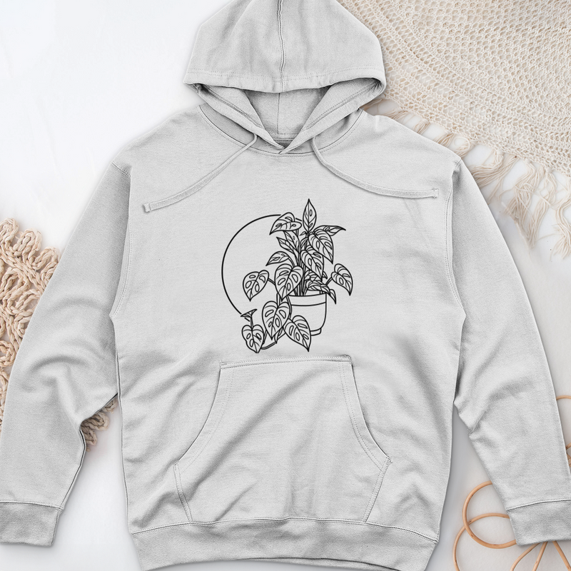 Monstera Adansonii Midweight Hooded Sweatshirt