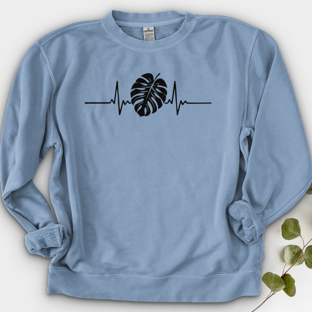 Monstera Heartbeat Crewneck